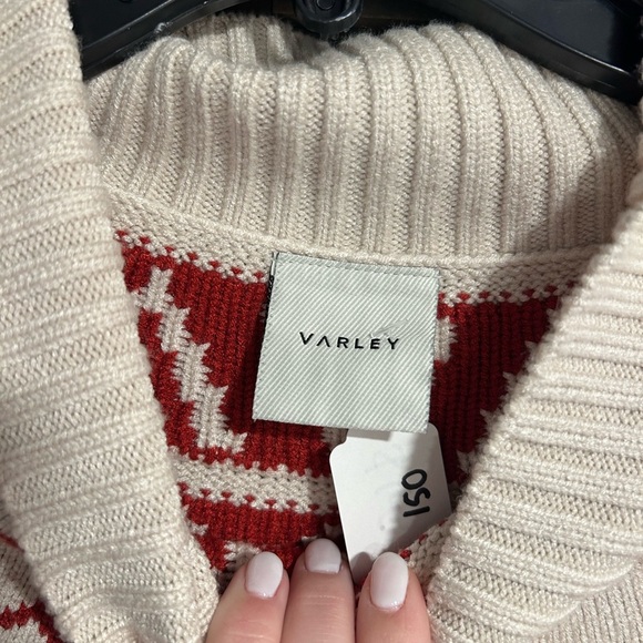 VARLEY Marcie Fairisle Sweater L - Picture 5 of 7